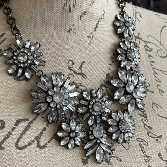 Baublebar dramatic lavallière rhinestone necklace 22” with extension gorgeous - Picture 10 of 16
